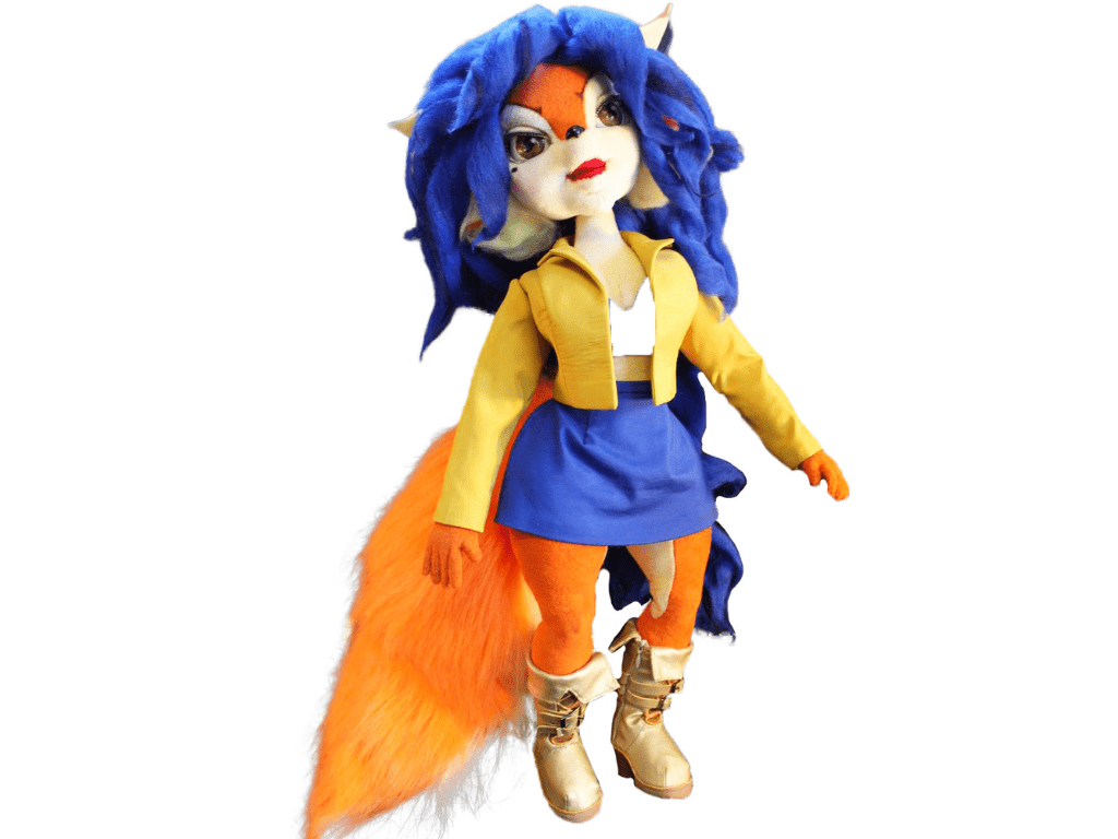 Custom Carmelita Montoya Fox Doll: A Tailor-Made Adventure in Plush|  SKAZKODROM